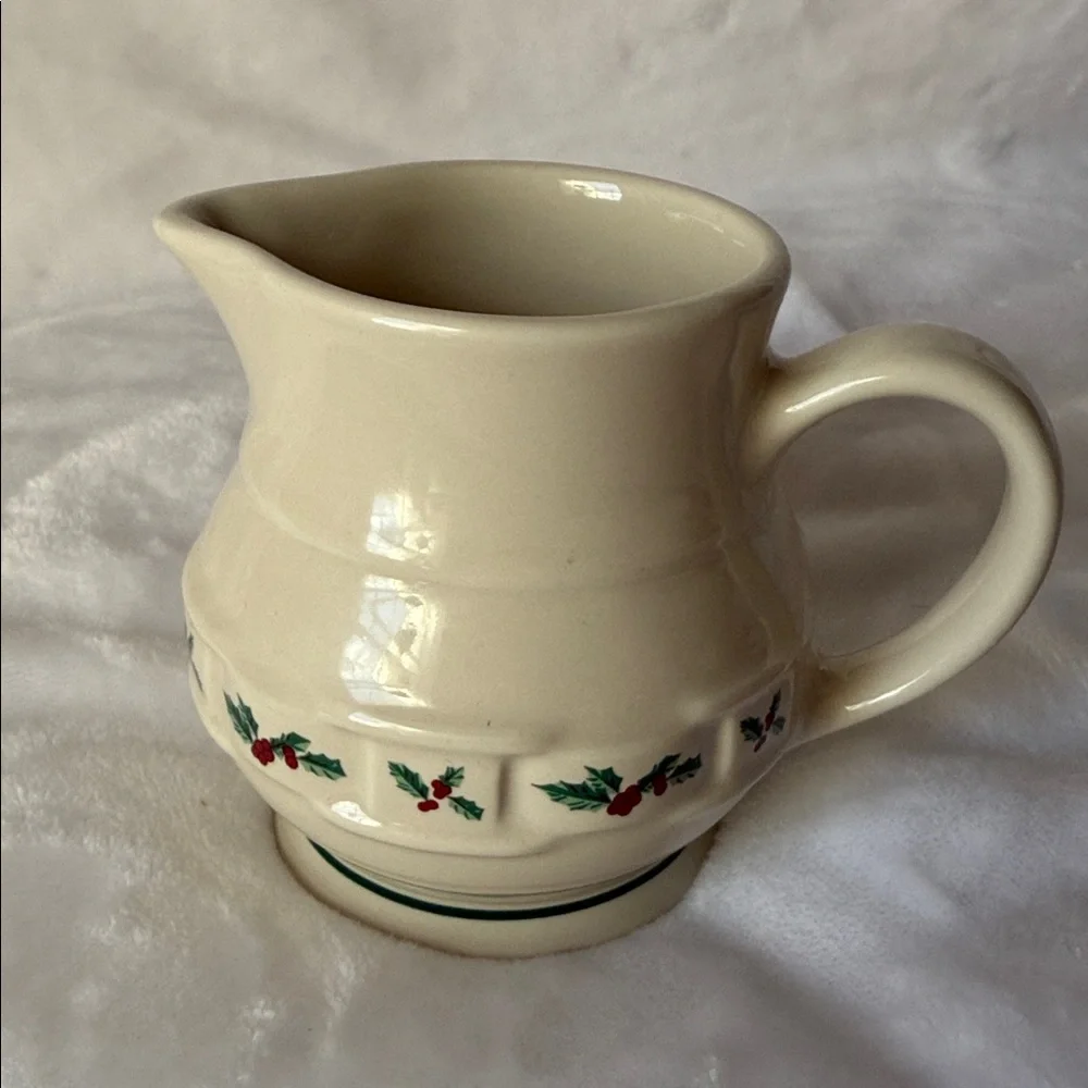 Longaberger Pottery Cream Teapot -Sugar And‎ Cream Set
